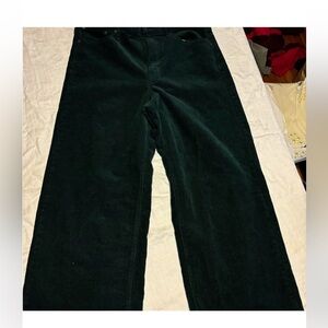 Gap teal wide leg corduroy size 16. NWOT